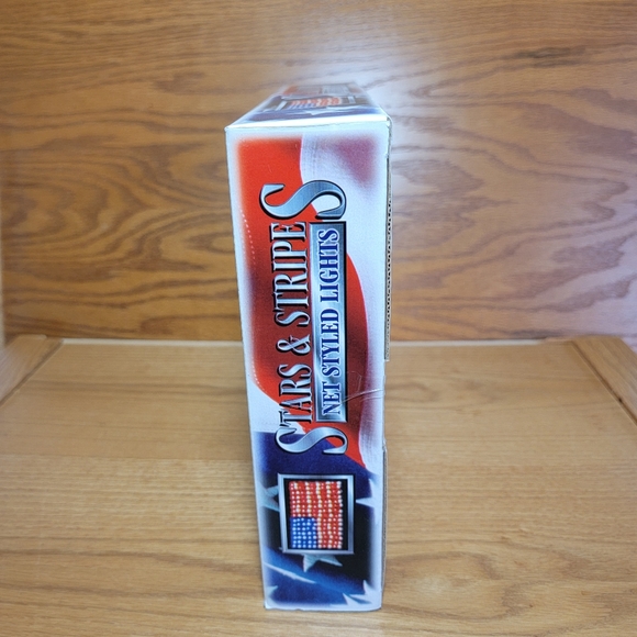 Stars and Stripes Patriotic American Flag Net Styled String Light 3x5 ft - Picture 5 of 11